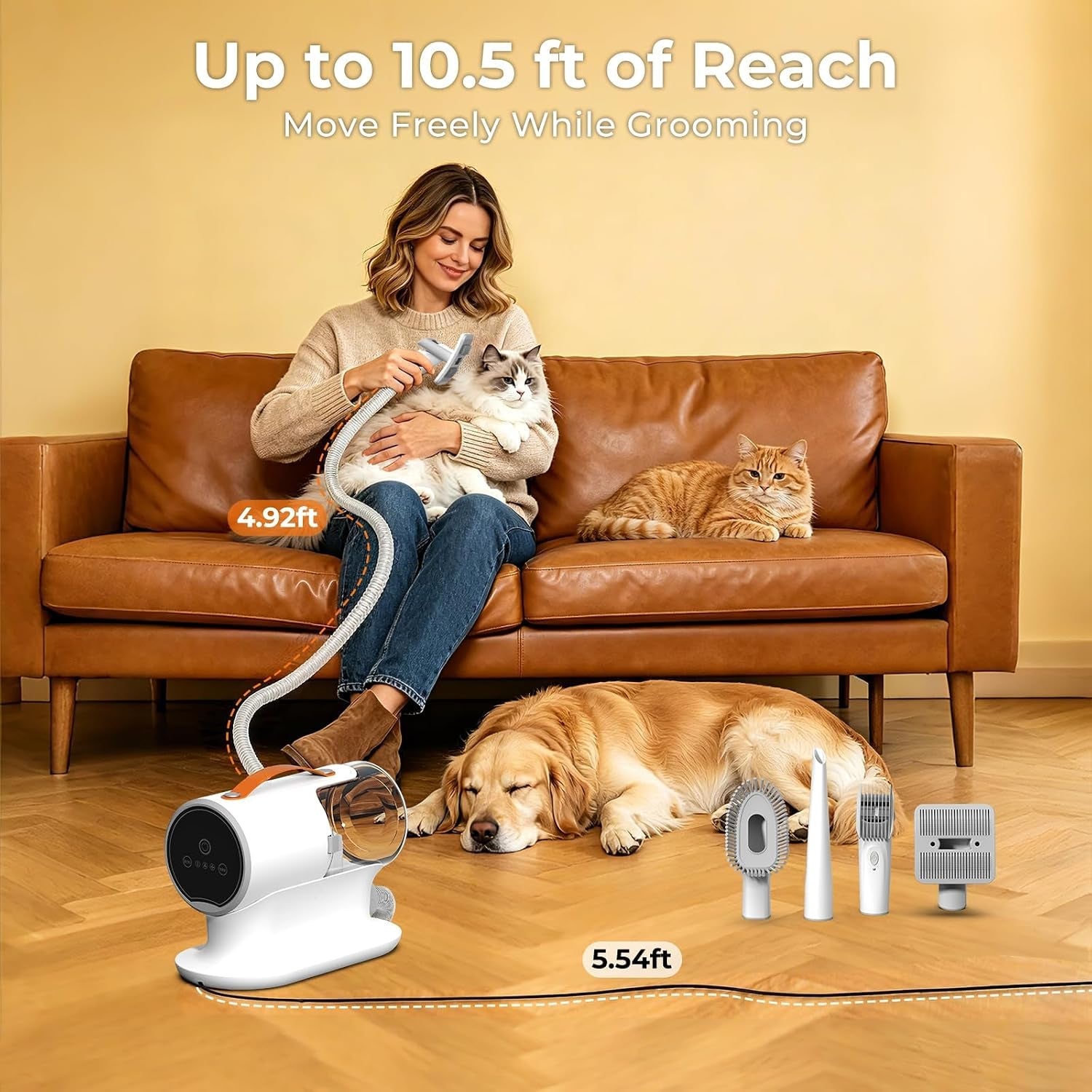 fixr-dog-grooming-vacuum-kit-with-clippers-12000pa-strong-suction-2l-large-dust-cup-low-noise-50db-5-in-1-pet-hair-trimmer-for-dogs-cats-shedding-home-grooming