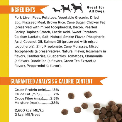 Pet Botanics 20 Oz. Pouch Training Rewards Soft & Chewy, Bacon Flavor, with 500 Treats per Bag, the Choice of Top Trainers2
