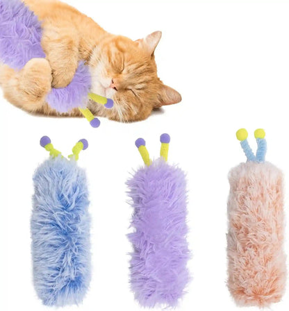3 Pack Catnip Toys,Soft and Durable Cat Pillows Toys, Funny Cat Toy | Crinkle Sound Catnip Toys,Indoor Interactive Cat Kicker Toy, Companion Toys for Cats, Cat Toys for Indoor Cats (Gray Set)7