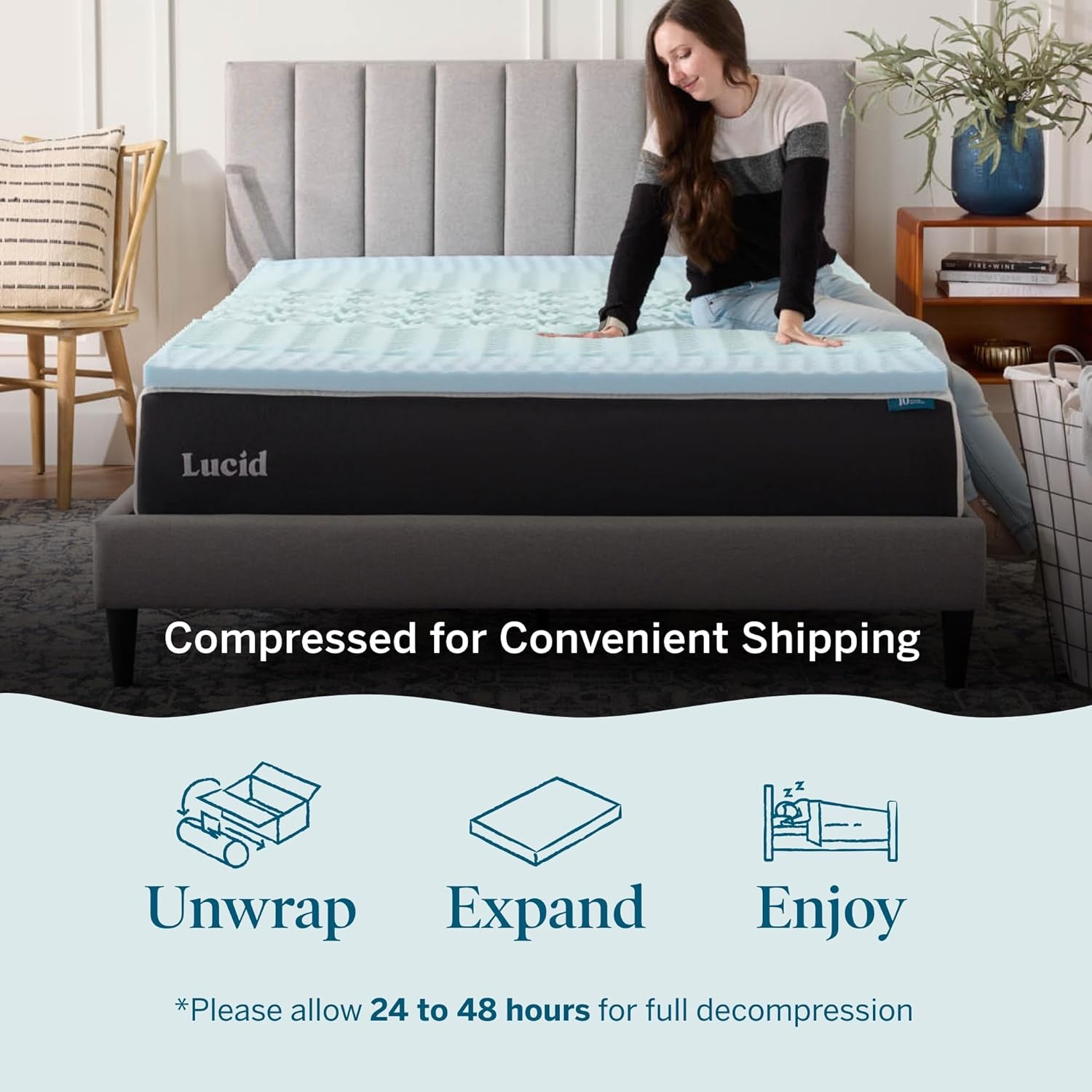 2-inch-gel-memory-foam-mattress-topper-twin-xl-size-5-zones-cooling-gel-infusion-certipur-certified-foam