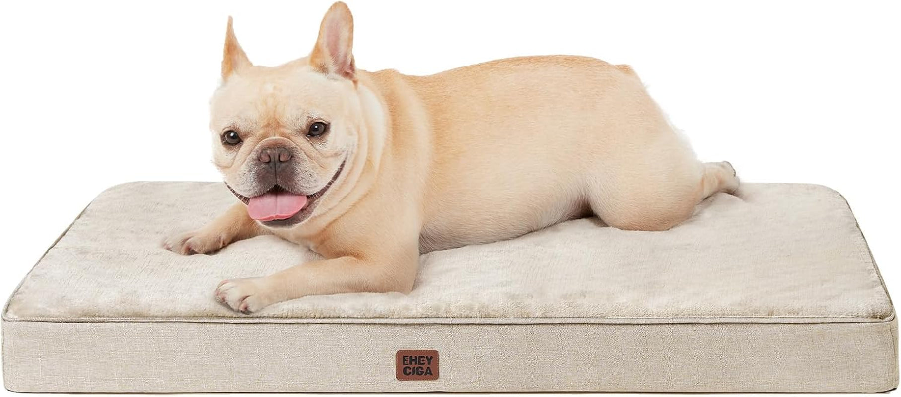 eheyciga-medium-memory-foam-dog-crate-bed-washable-30x20inch-grey-high-density-egg-crate-foam-waterproof-liner-removable-easy-clean-cover-non-slip-bottom-fits-crate-floor-and-sofa