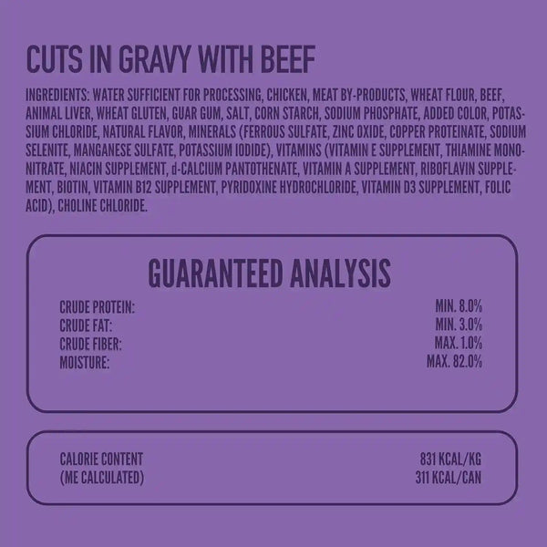 A Strong Heart Wet Dog Food, Cuts in Gravy with Beef — 13.2 Oz Cans (Pack of 12), Complete & Balanced, All Life Stages, Made in USA5