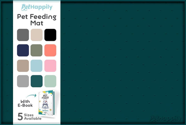 Dog Food Mat - Raised Edges Dogs Mat for Food and Water Prevent Spill, Waterproof Cat Food Mats Protect Floors, Easy Clean Dog Bowl Mats for Food and Water, Silicone Pet Feeding Placemats25