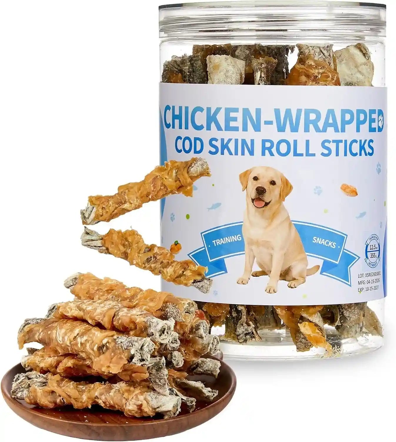 chicken-jerky-sweet-potato-dog-treats-healthy-training-chew-snacks-12-5-oz-1-pack-chicken-wrapped-sweet-potato-veggie-stick-for-small-medium-large-dog-low-fat-pet-healthy-long-lasting-chewy-dog-treats