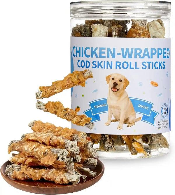 Chicken Jerky Sweet Potato Dog Treats Healthy Training Chew Snacks 12.5 Oz | 1 Pack Chicken Wrapped Sweet Potato Veggie Stick for Small Medium Large Dog Low Fat Pet Healthy Long Lasting Chewy Dog Treats14
