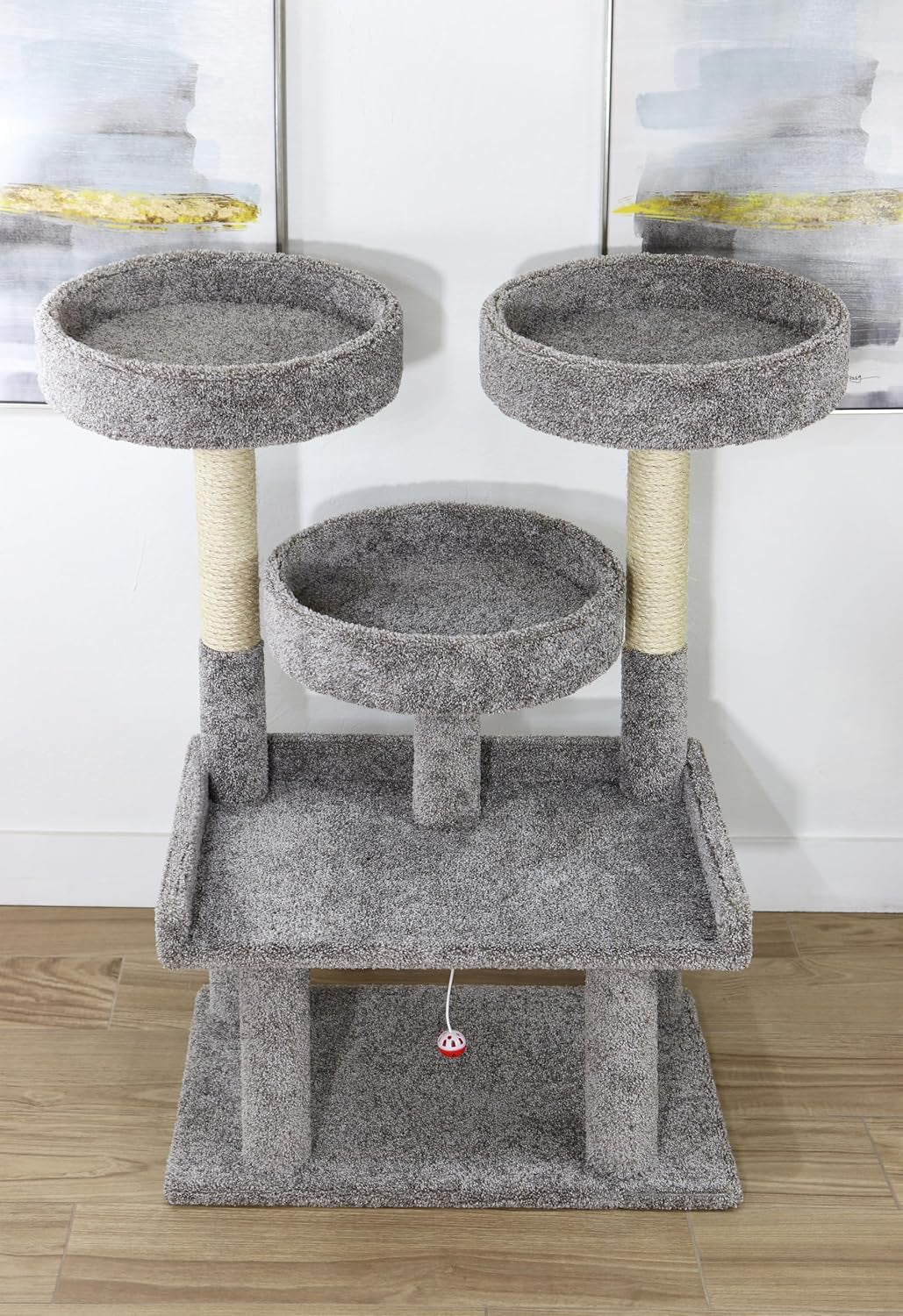 prestige-cat-trees-46-xxl-heavy-duty-cat-tree-extra-large-sturdy-indoor-cat-tower-with-multiple-perches-sisal-scratch-posts-solid-wood-base-gray