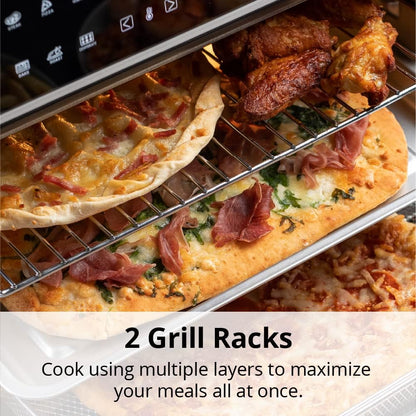 Aria 30 Qt. Touchscreen Toaster Oven with Recipe Book, Brushed Stainless Steel7
