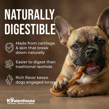 K9Warehouse Bulk Pig Ear Bites for Dogs 100% Pork, Rawhide Alternative, 1Lb | Single Ingredient, No Hormones or Chemicals, Hand-Selected Quality, Sized for Small and Medium Pups, Fights Tartar Buildup6