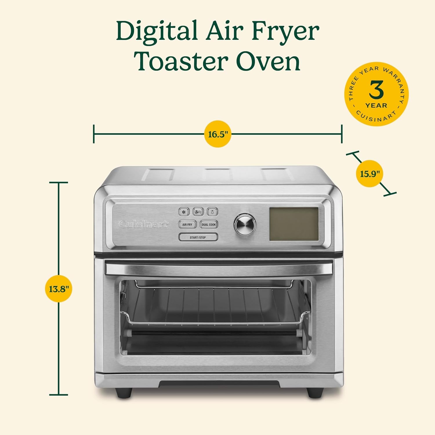 air-fryer-toaster-oven-digital-display-1800-watt-air-fryer-toaster-oven-combo-with-adjustable-temperature-and-controls-stainless-steel-small-kitchen-appliance-toa-65nas-silver