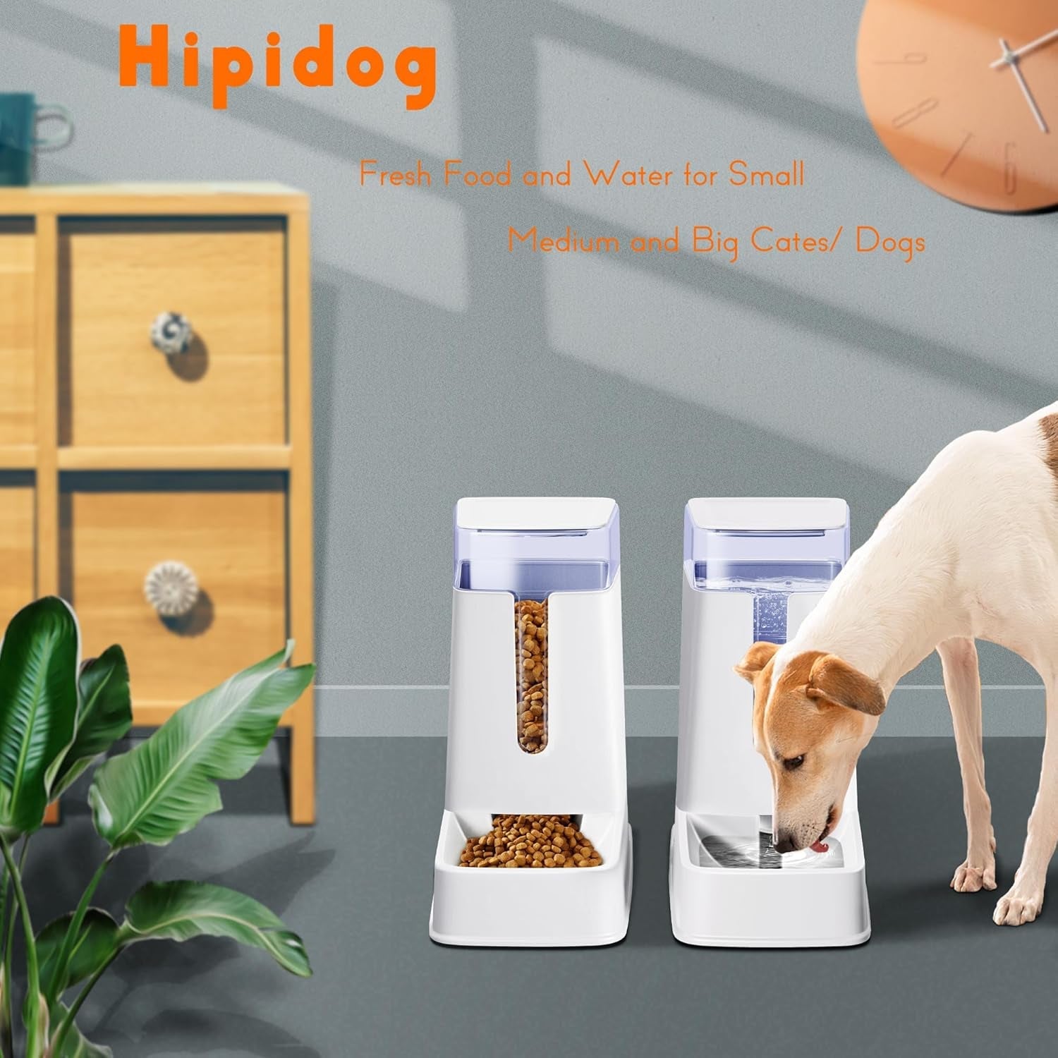 2-packs-automatic-cat-feeder-and-waterer-gravity-dog-food-and-water-dispenser-set-for-small-medium-big-pets-cats-dogs-puppy-kitten-1-gallon-x-2-white