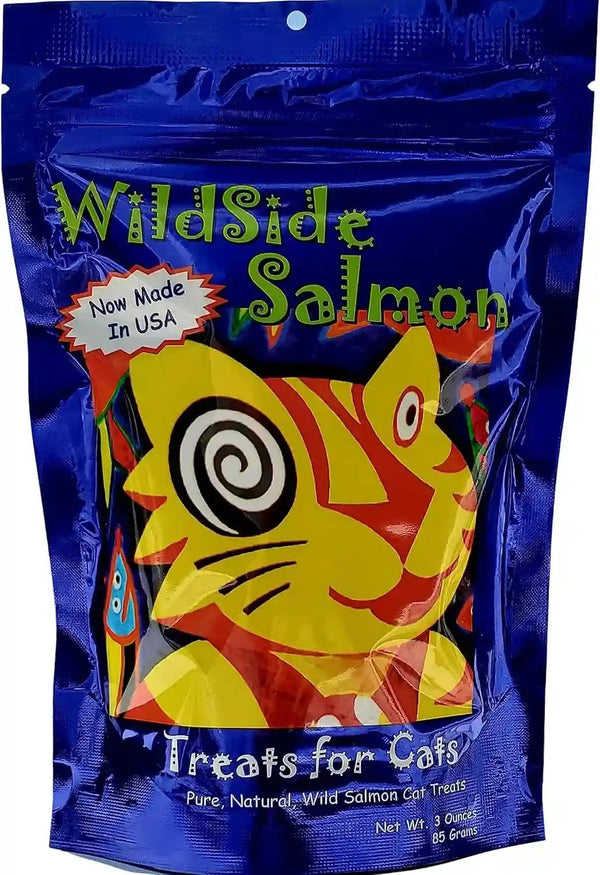 Wildside Salmon Cat Treats - 3 Oz1