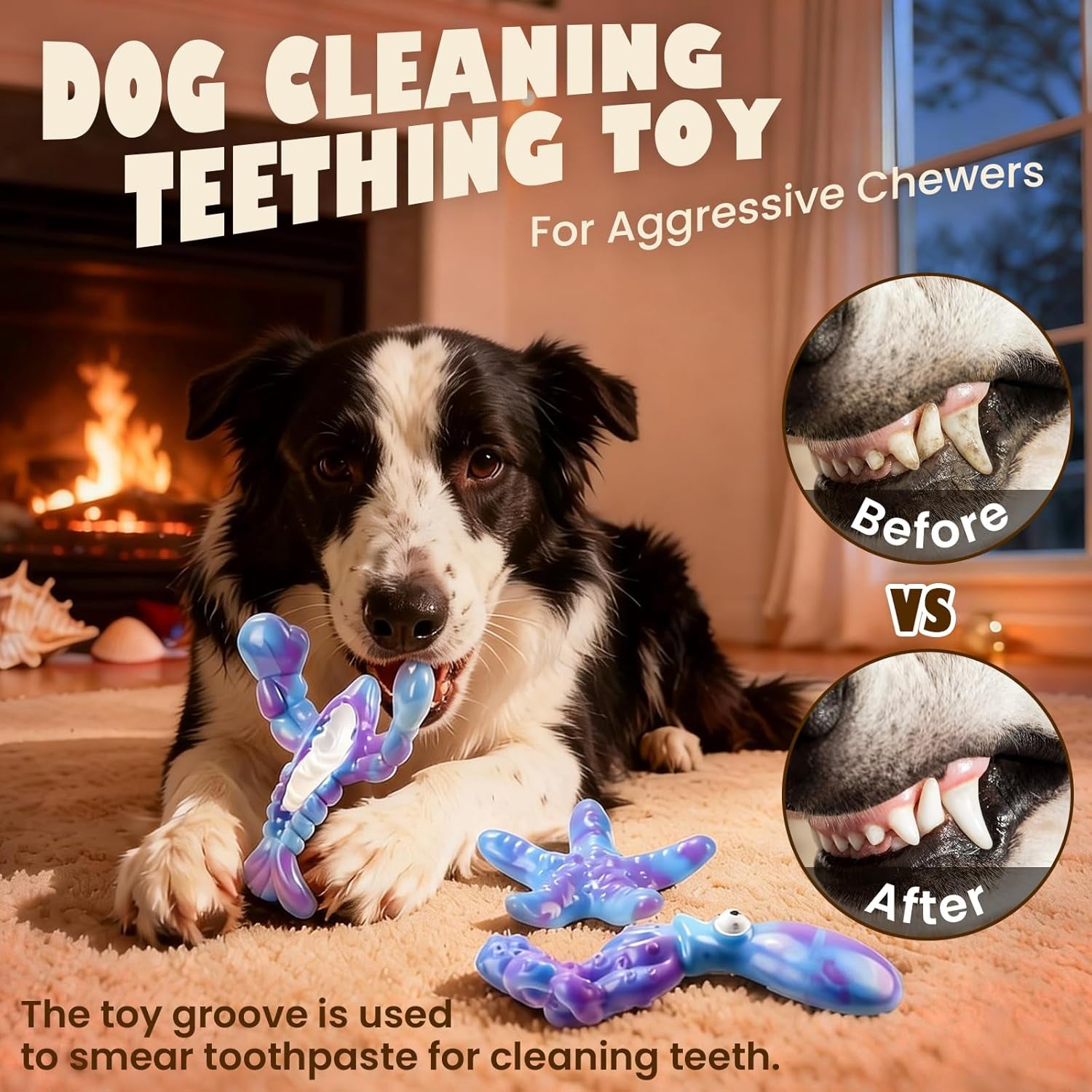 oceanbone-3-pack-rock-hard-nylon-dog-chew-toys-for-aggressive-chewers-indestructible-dog-toys-bacon-flavor-chew-bones-for-large-dogs-20-90-lbs-heavy-duty-long-lasting-keeps-dogs-busy-xl-ocean