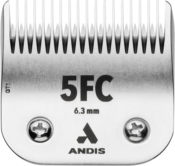 Andis 72600 Ultraedge Detachable Blade, Size 7FC, 1/8In Cut, Chrome | Carbonized Steel for Long-Lasting Sharpness, Ideal for Short Body Trims & Sanitary Dog Grooming3