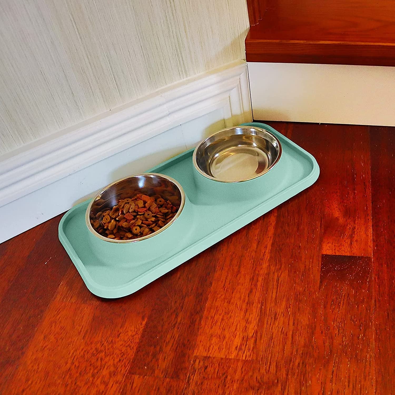 l-d-dog-cat-food-bowls-cat-bowls-non-skid-and-non-spill-silicone-pads-with-pp-stand-removable-stainless-steel-food-and-water-dishes-for-cats-small-size-dogs