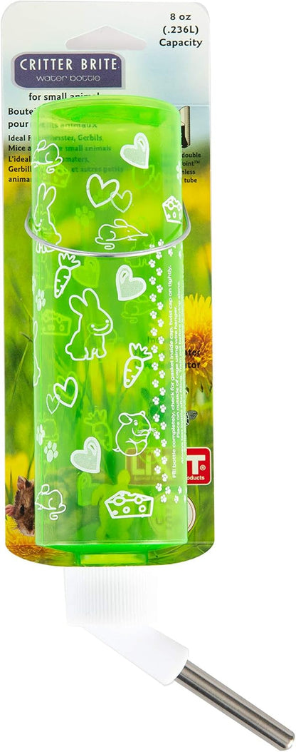 Lixit® Critter Bright Water Bottles for Hamsters, Rabbits, Chinchillas, Ferrets, Guinea Pigs and Other Small Animals - Made in USA (Blue (Pack of 1), 32 Ounce)12