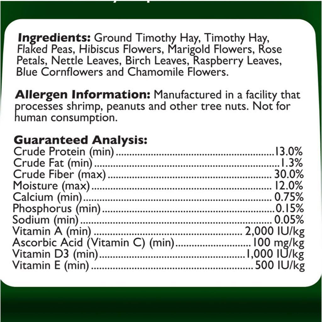 tropical-carnival-natural-behaviors-grain-free-rabbit-food-4-pounds-high-fiber-timothy-hay-blend-with-natural-flowers-herbs-supports-digestive-emotional-health-no-artificial-additives