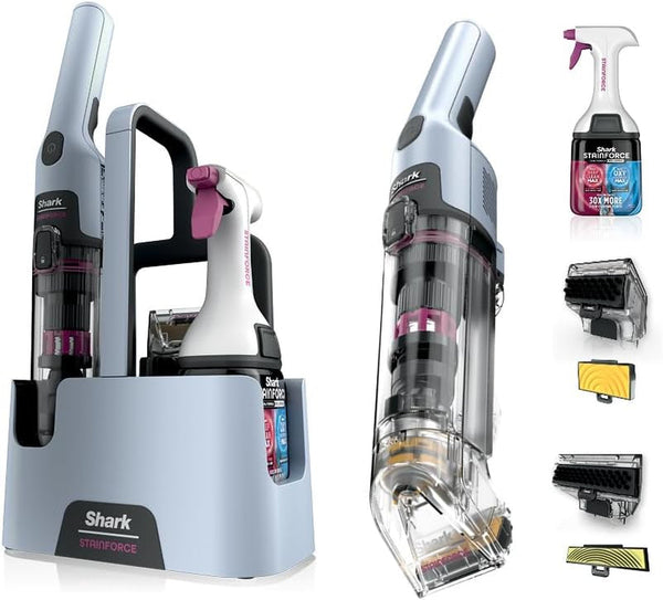 Shark Stainforce Cordless Stain, Odor & Urine Remover, 1 Tool, HX095 | for Carpets, Area Rugs, Upholstery, Cars & Outdoors, Dual-Activated Formula, Stain Eliminator Tool, Beige11