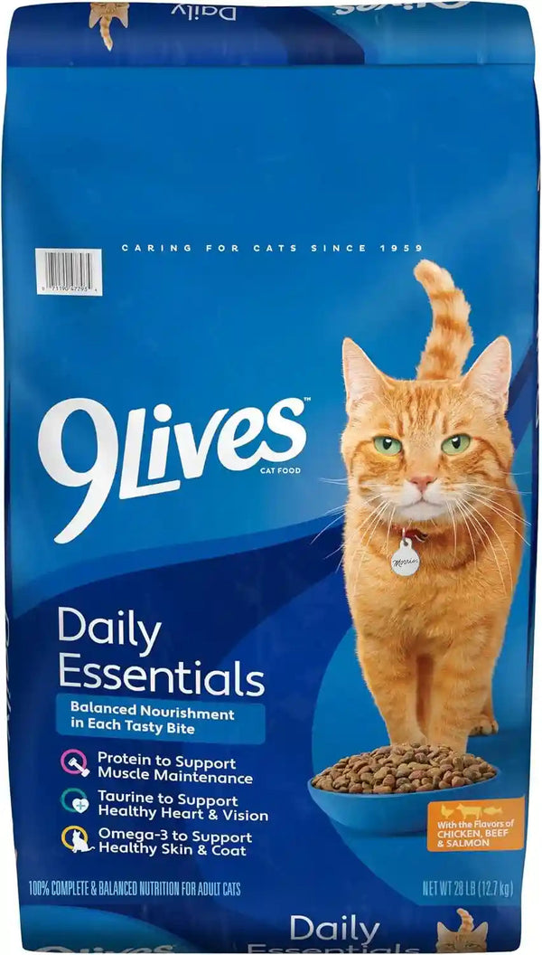 9Lives Daily Essentials Dry Cat Food, 28 Pound Bag1