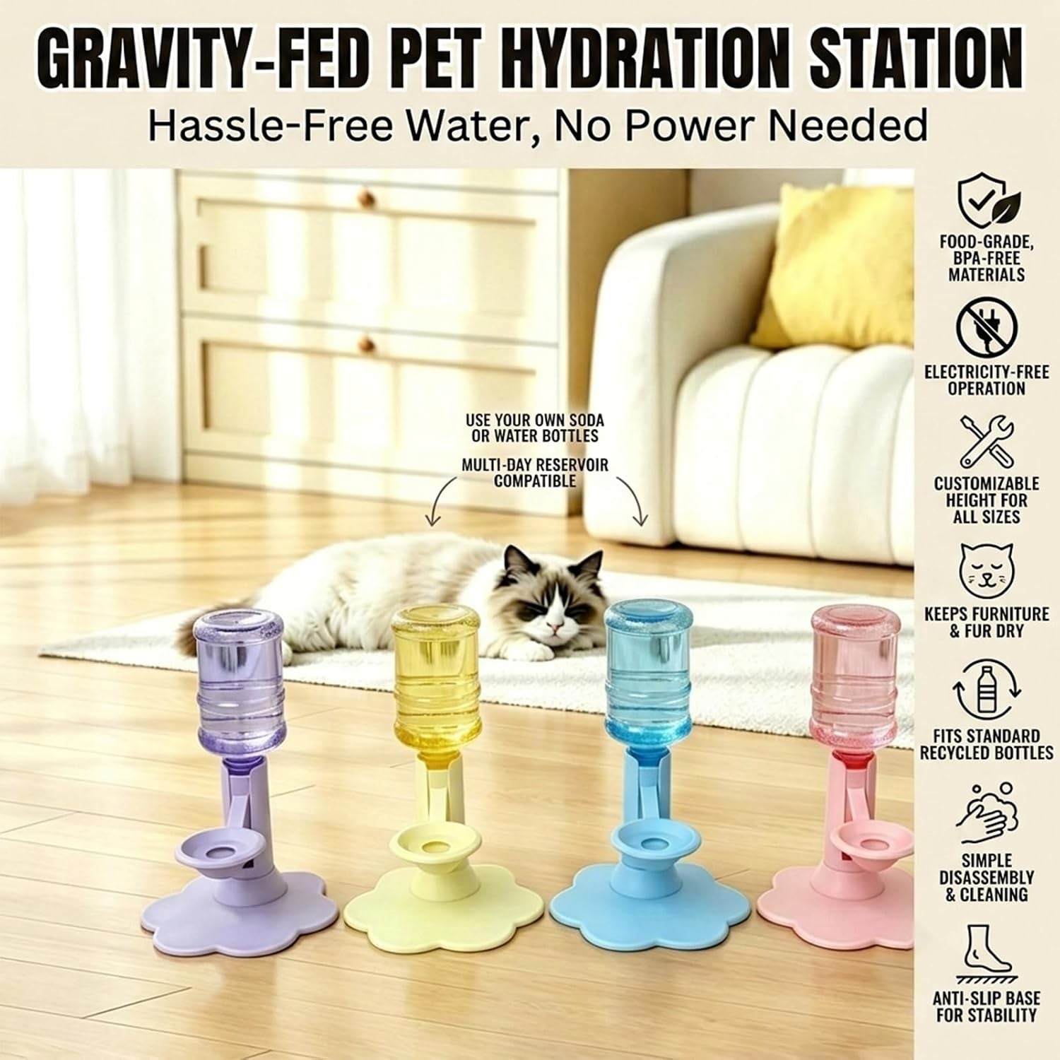 cat-water-dispenser-stand-spill-proof-pet-water-bowl-adjustable-elevated-stand-automatic-water-renewal-detachable-easy-clean-indoor-outdoor-use-blue-base-bottle
