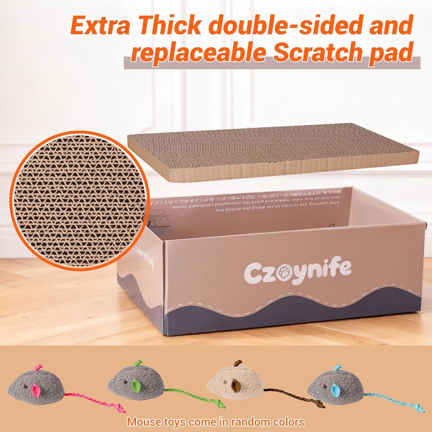 3pcs-cat-scratcher-cardboard-oval-cat-scratch-pad-bowl-nest-for-indoor-cats-round-cat-scratching-board-corrugated-lounge-cat-bed-furniture-protector-for-couch-coffee-15-7-10-in
