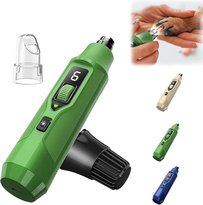 2026 Upgraded Silent Groom Pro Nail Grinder for Dogs & Cats, 3-Speed Cordless Silent Grooming Pro with LED Light, 2000Mah Long Battery Life, Painless Paws Grooming for Small Medium Large Pets (White)10