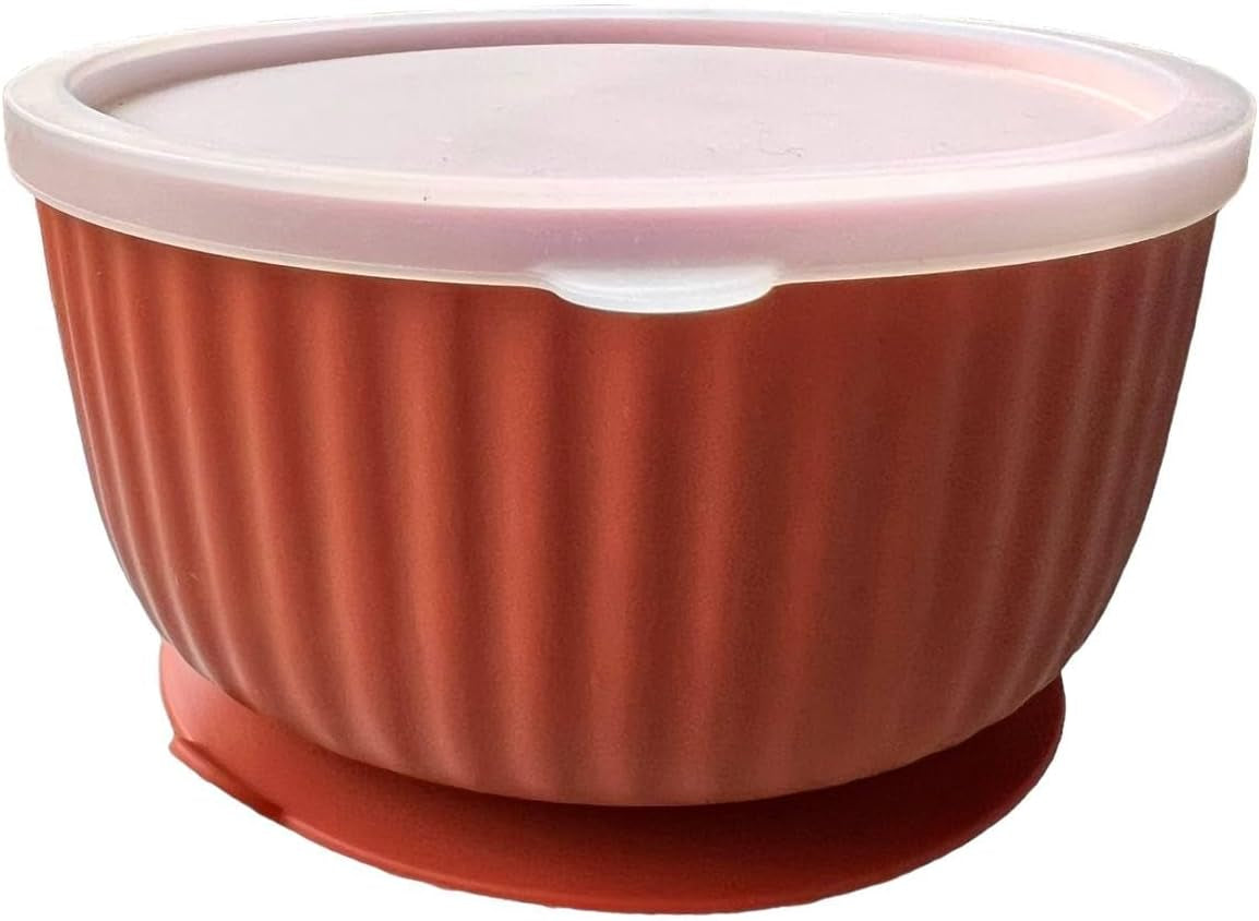 cat-bowls-with-suction-cup-13-oz-elevated-silicone-pet-dish-with-non-slip-bottom-for-dry-food-wet-food-and-water-terracotta
