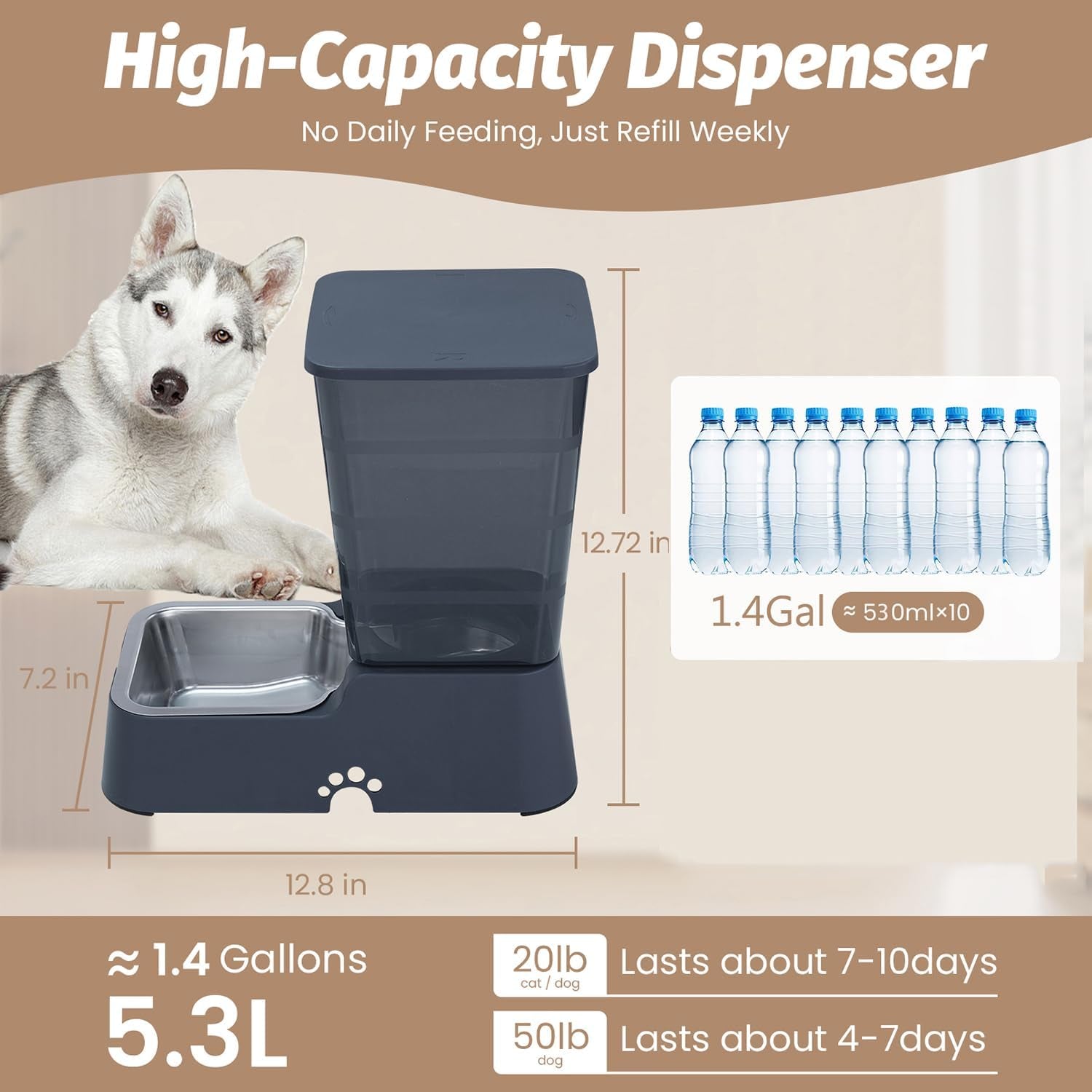 automatic-5-4l-1-4gal-pet-waterer-pet-automatic-dog-water-dispenser-gravity-stainless-steel-water-feeder-large-capacity-feeding-bowls-for-cats-and-medium-large-sized-dogs