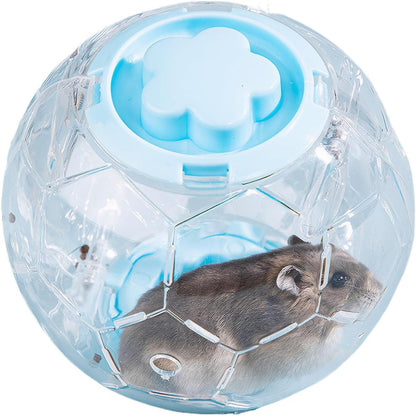 Football Design Dwarf Hamster Ball 5.1 Inch (5.1In) | Ideal Small Hamster Ball for Mice. Breathable Football Design Ensures Safe, Fun Exercise and Prevents Boredom1