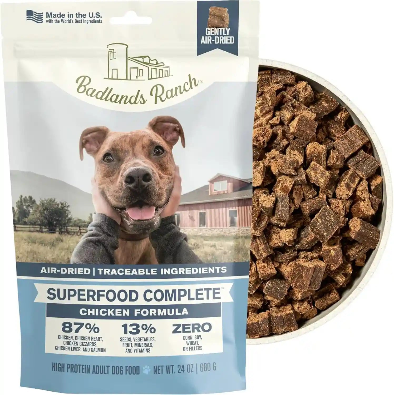badlands-ranch-by-katherine-heigl-superfood-complete-air-dried-beef-dog-food-high-protein-with-superfoods-for-daily-wellness-consistent-nutrition-24-oz