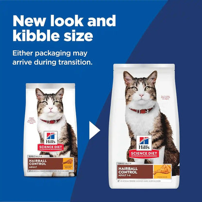 Hill'S Science Diet Adult 1-6 Hairball Control Dry Cat Food | #1 Veterinarian Recommended, Chicken Recipe, 3.5 Lb. Bag2