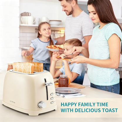 Toaster 2 Slice with Extra-Wide Slot for Toasting Bagels, Breads, Waffles & More, Stainless Steel Material with Removable Crumb Tray, 6 Browning Settings2