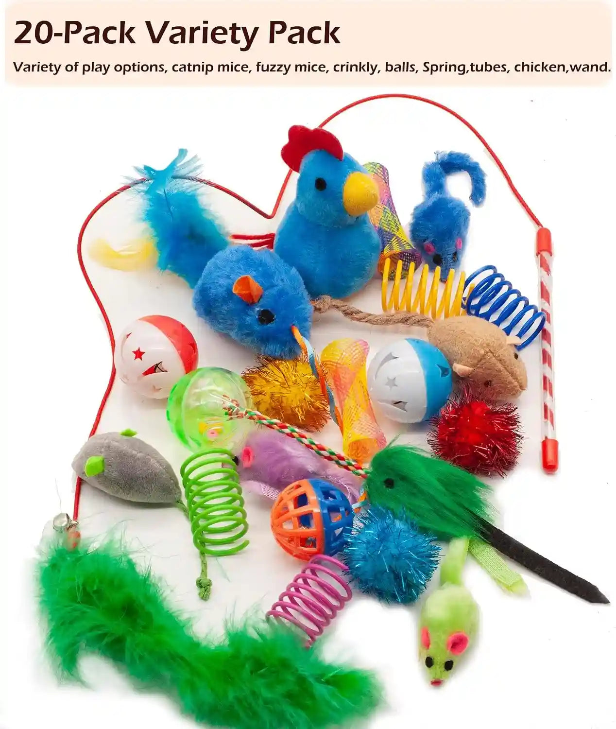 fashions-talk-cat-toys-kitty-variety-pack-for-kitten-cats-20-count-plush-teaser-ball-catnip-mice-cat-spring
