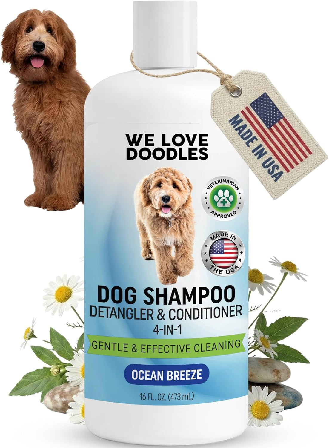 dog-shampoo-conditioner-detangler-hypoallergenic-tearless-lavender-16oz-for-sensitive-itchy-skin-best-shampoo-for-smelly-dogs-goldendoodle-poodle-doodle-puppy-pet-wash-soap-usa-made-4-in-1