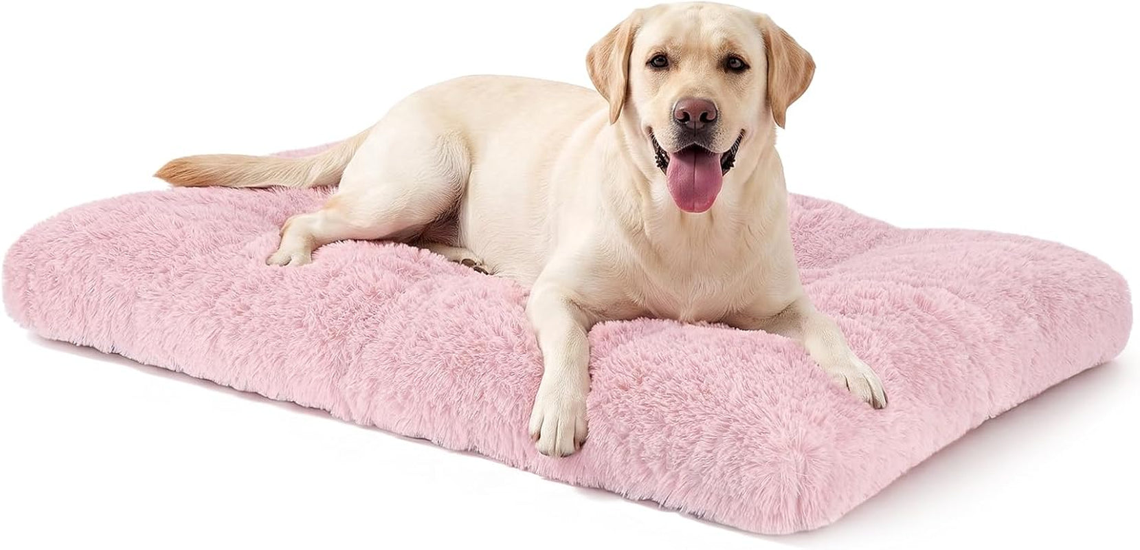 joejoy-large-dog-bed-crate-pad-deluxe-plush-washable-dog-beds-fulffy-soft-kennel-pad-anti-slip-pet-sleeping-mat-for-extra-large-medium-small-dogs-40-x-27-beige