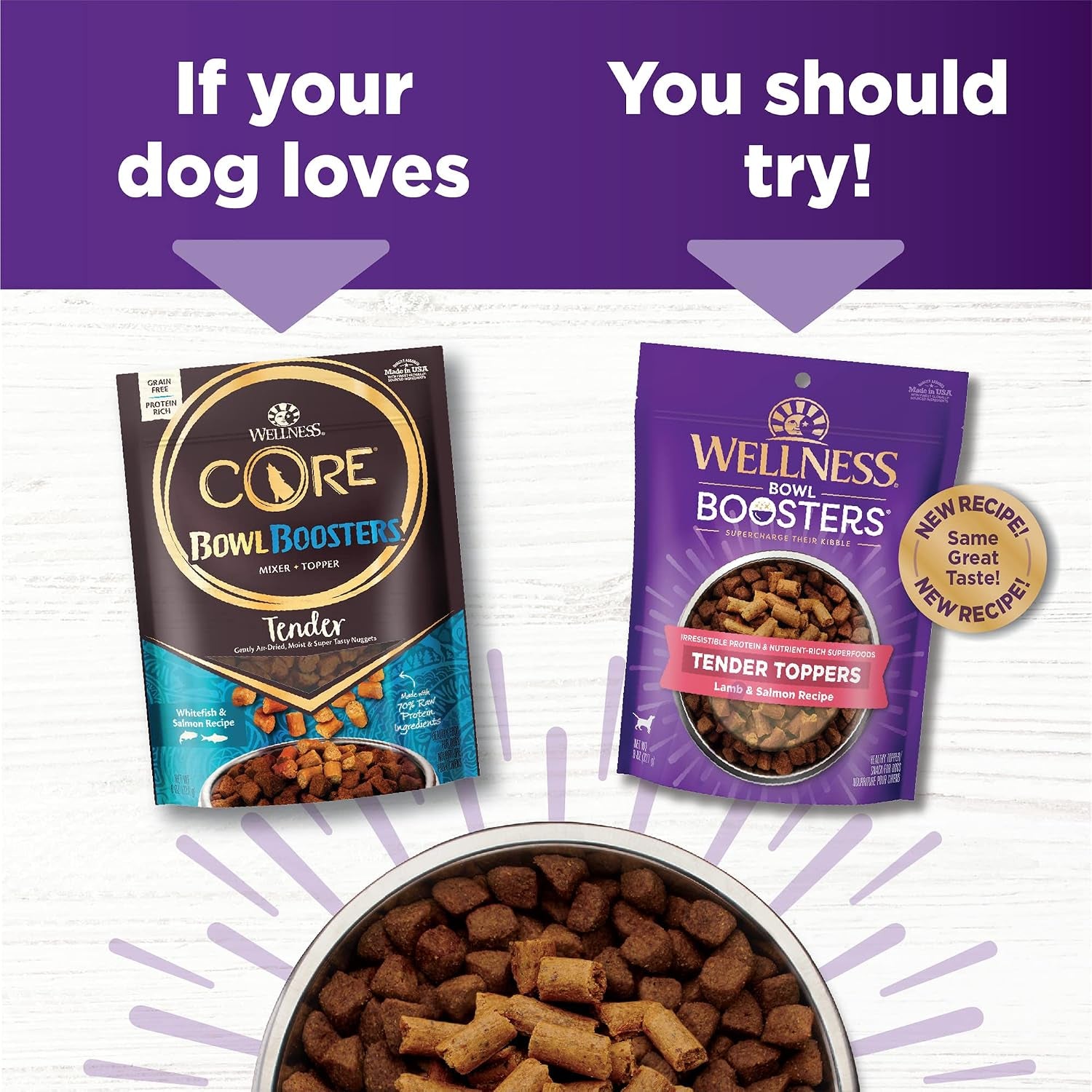 wellness-bowl-boosters-tender-toppers-dog-food-topper-for-small-medium-and-large-breeds-grain-free-natural-lamb-and-salmon-recipe-8-oz-bag