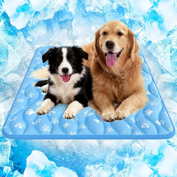 Rywell Super-Absorbent Cooling Mat for Dogs 44"X32" Arc-Chill 3.0 & Color-Changing Dog Cooling Mat, Stay Cool & Dry, Washable, Non-Slip Pet Bed Mat for Floors, Sofas, Kennels16