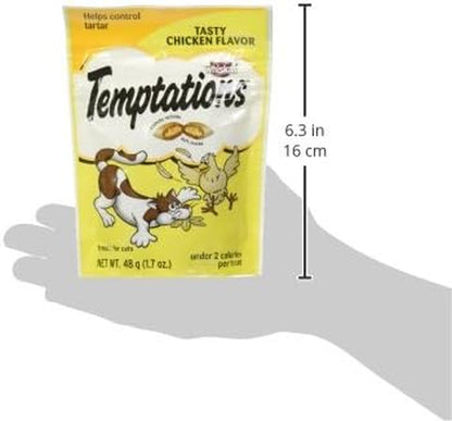 Temptations Classic Treats for Cats Tasty Chicken Flavor 1 Ounce5