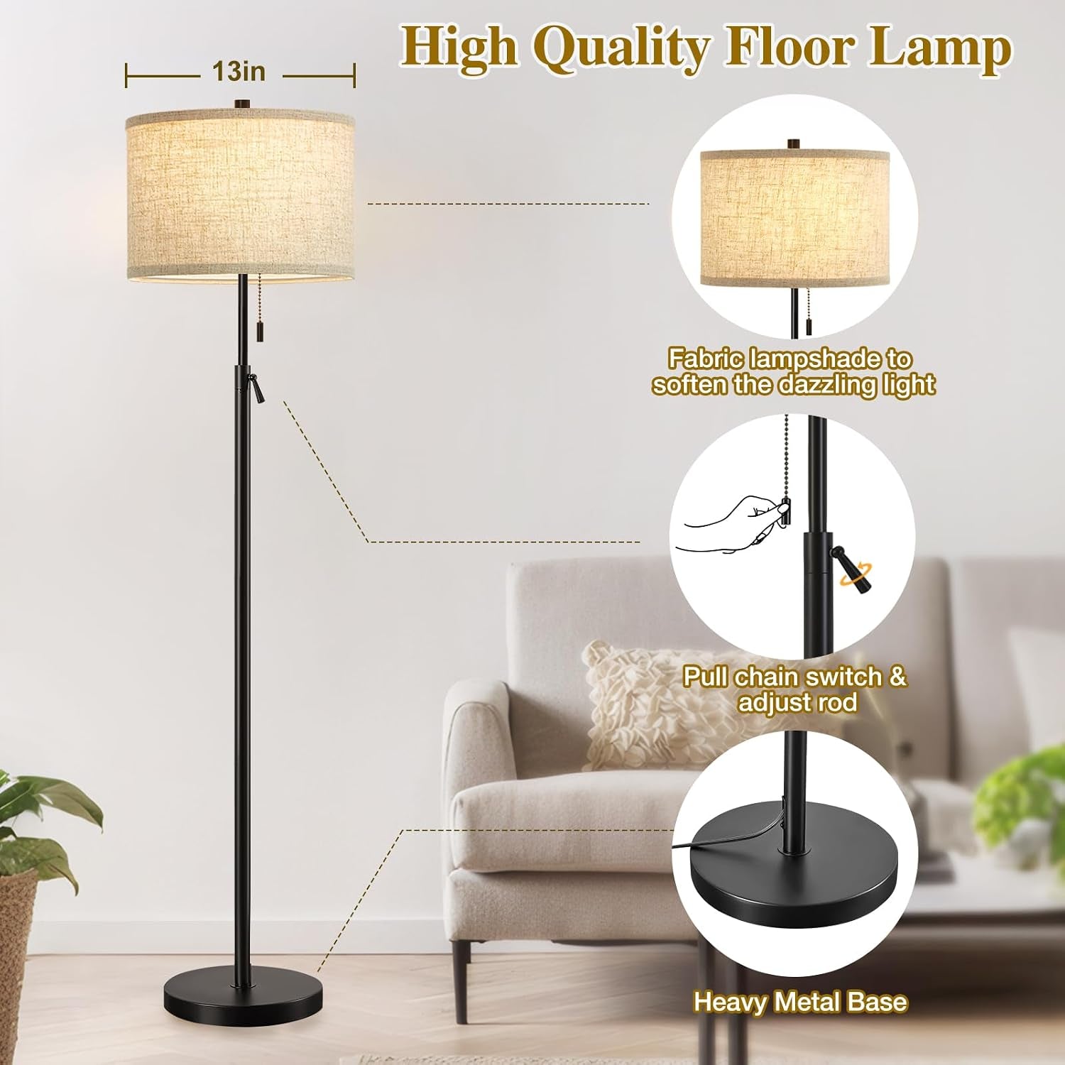 black-floor-lamp-height-adjustable-standing-lamp-tall-lamp-with-fabric-lampshade-pull-chain-corner-floor-lamps-for-living-room-bedroom-office-bulbs-not-includedblack-base