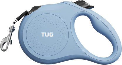 TUG Quest Retractable Dog Leash | 360° Tangle-Free Retraction | 16 Ft Strong Nylon Tape (Small, Cream)7