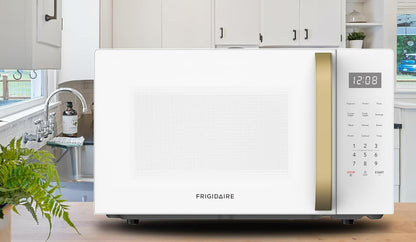 FRIGIDAIRE 1.05 Cu. Ft. Retro Microwave, Whitegold11