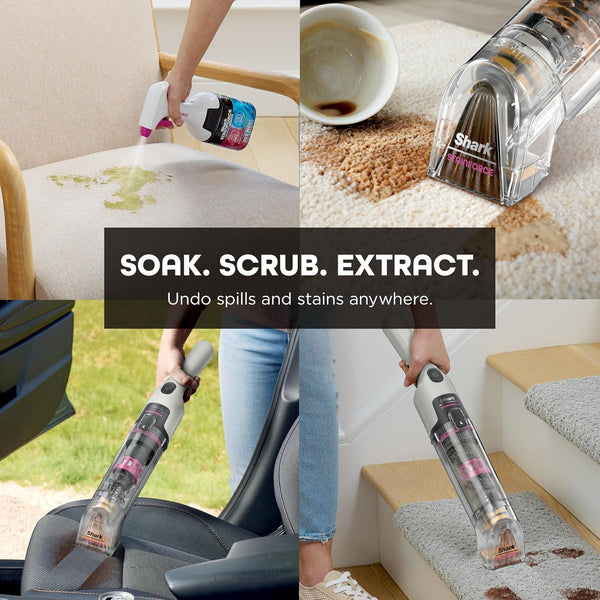 Shark Stainforce Cordless Stain, Odor & Urine Remover, 1 Tool, HX095 | for Carpets, Area Rugs, Upholstery, Cars & Outdoors, Dual-Activated Formula, Stain Eliminator Tool, Beige2