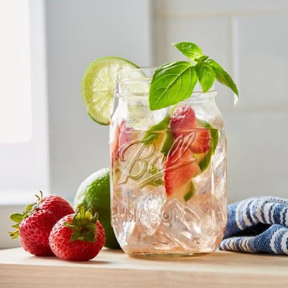 Glass Mason Jar, Regular Mouth, Pint Size, 16 OZ (Pack of 3)6