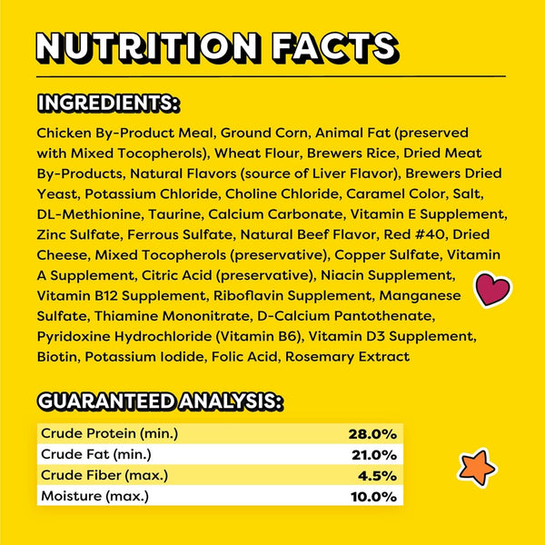 Temptations Mixups Crunchy and Soft Cat Treats, Cookout Flavor, 30 Oz | Chicken, Liver & Beef Flavors, under 2 Calories per Treat, 100% Complete & Balanced for Adult Cats, Resealable Stay-Fresh Tub6