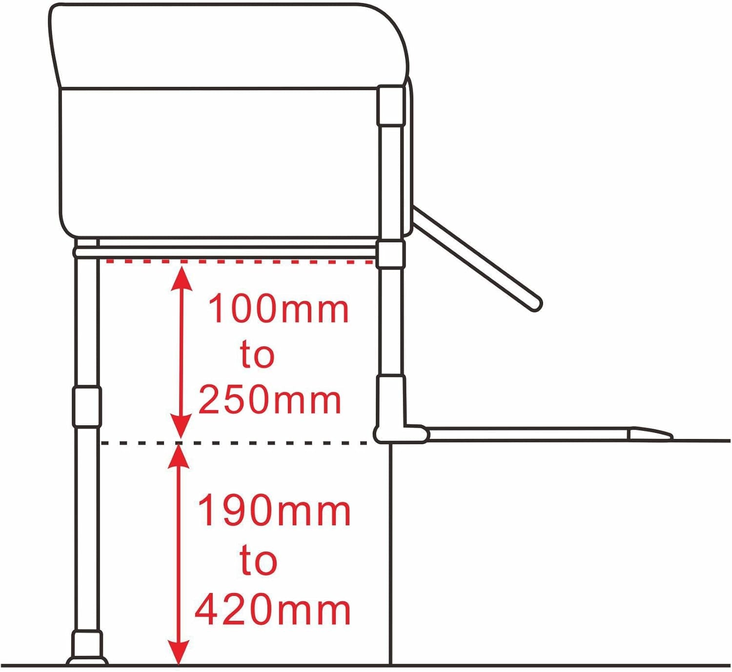 englacha-close2me-elevated-pet-bed-bedside-mattress-for-cats-and-small-dogs-comfortable-cozy-design-with-tool-free-installation-foldable-for-easy-transport-carry-bag-included