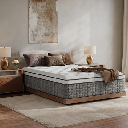 Full Size Mattress, Medium Firm 12 Inch Hybrid Mattress Full Size in a Box - Memory Foam & Pocket Springs for Back Pain Relief, Fiberglass Free, Motion Isolation, Certipur-Us & OEKO-TEX Certified7