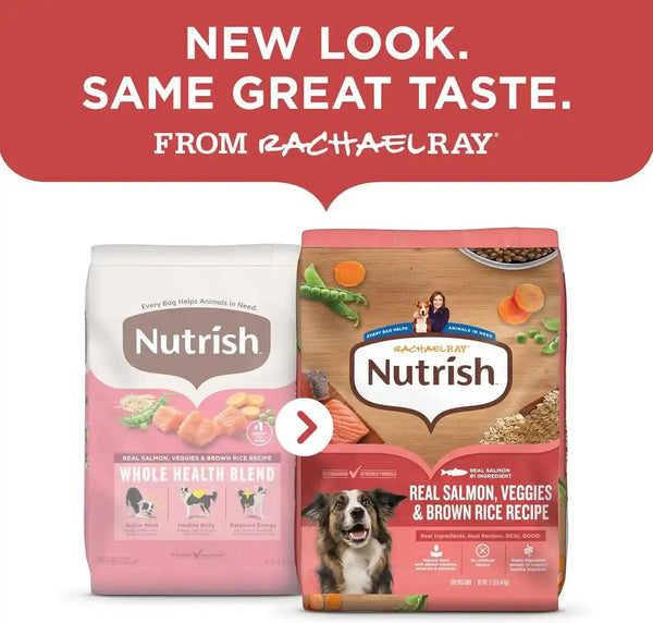 Nutrish Salmon Dry Dog Food, 26 Lb. Bag (Rachael Ray) | Complete & Balanced Nutrition for Small, Medium and Large Breed Adult Dogs, Veterinarian Reviewed Formula2