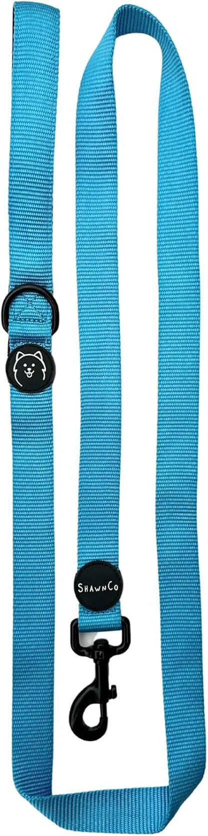 Shawnco Dream Walk Dog Leash- Premium, Nylon Pet Leash with Soft Neoprene Handle for Small, Medium and Large Dogs (ICY Lilac, M/L 6FT W/ 2 Handles)30