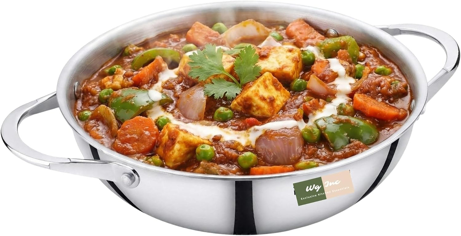 stainless-steel-wok-tri-ply-wok-pan-12-inch-kadhai-without-lid-triply-non-stick-kadai-cookware-wide-deep-stir-fry-woks-for-cooking-all-cooktops-compatible-dishwasher-safe