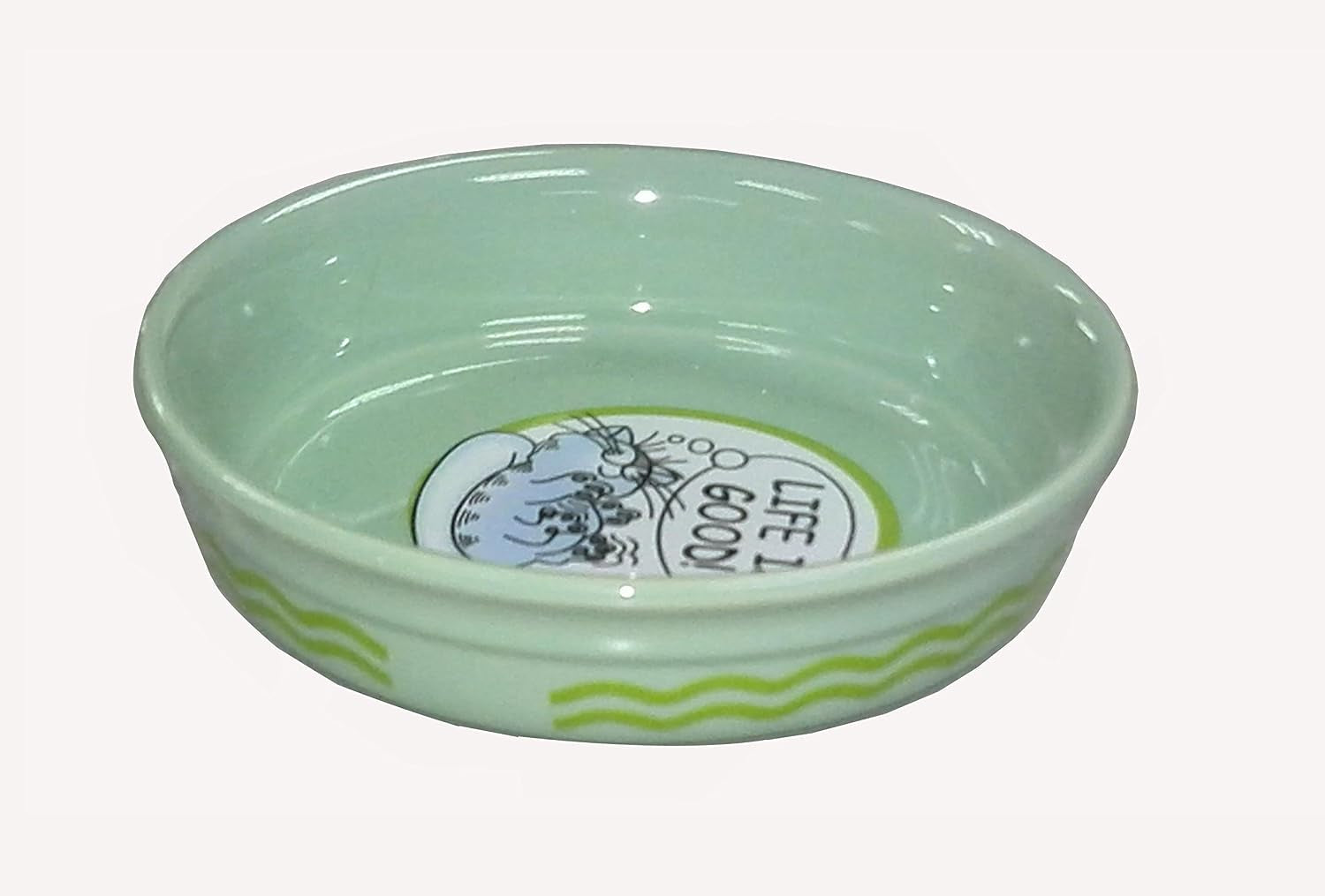 fixturedisplays®-6x6x1-2-ceramic-pet-bowl-highend-dog-cat-bowl-porcelain-dog-cat-feeder-puppy-bowl-12259