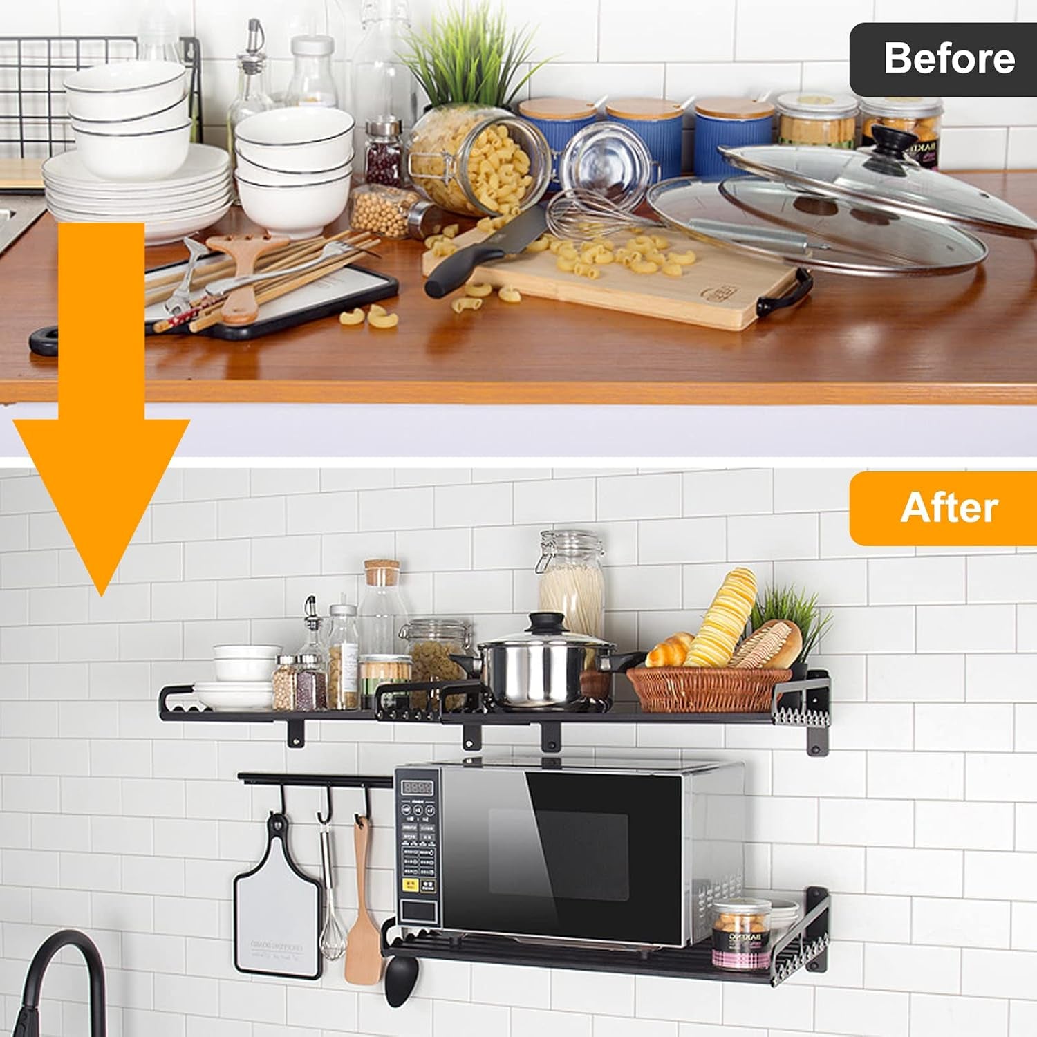 microwave-oven-rack-23-58x15-52-wall-shelf-mounted-oven-bracket-holder-80ib-load-bearing-household-commercial-microwave-rack-for-dorm-apartment-kitchen-bedroom-black
